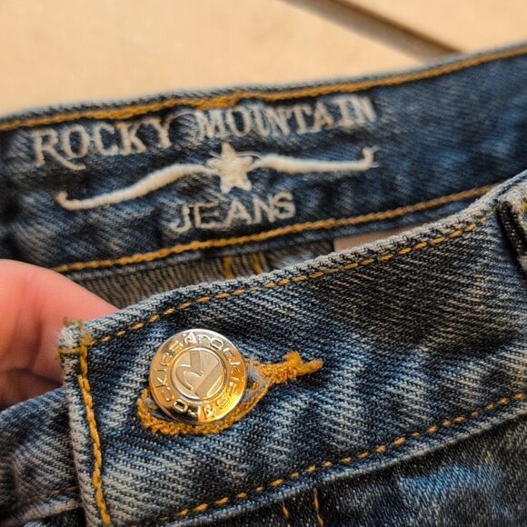 Rockies Relaxed Blue Jeans Western Size 17R - Picture 4 of 10